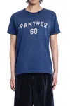 Valentino Crew Neck Graphic And Text Design In Blue