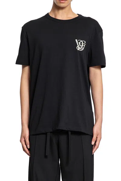 Valentino Garavani T-shirts & Tank Tops In Black