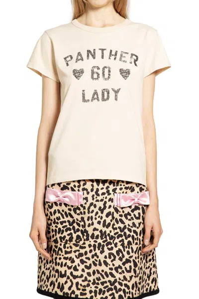 Valentino Garavani T-shirts & Tank Tops In Animal Print