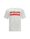 Valentino Cotton T-shirt Wuth Apollon Dyonisos Graphic Print In White