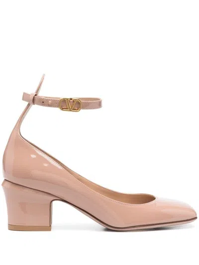 Valentino Garavani 60mm Tan-go Patent Leather Pumps In Pink