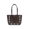 Valentino Studded Tote | Nellcote In Brown