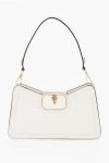 VALENTINO GARAVANI GARAVANI TEXTURED LEATHER VLOGO SHOULDER BAG WITH GOLDEN DET