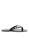 Valentino Garavani Black Cp Leather Sneakers In Multi