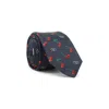 Valentino Adjustable Cherry Pattern Silk Tie