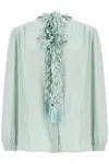 Valentino Silk Blouse With Bow Detail