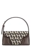 Shop Valentino Garavani Toile Iconographe And Leather Le Grand Deuxieme Shoulder Bag
