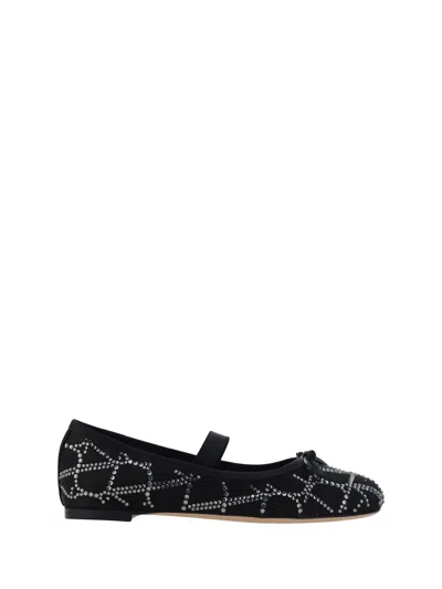 VALENTINO GARAVANI VALENTINO GARAVANI TOILE ICONOGRAPHE BALLERINAS