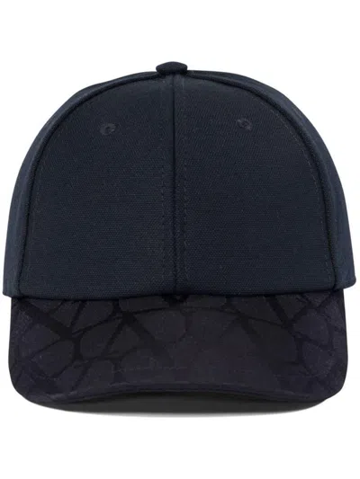 Valentino Garavani "toile Iconographe" Baseball Cap In Blue