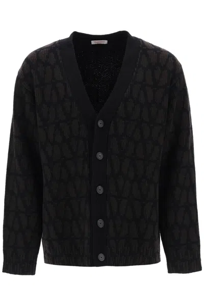 Valentino Garavani Toile Iconographe Cardigan Men In Multicolor