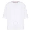 Valentino Garavani Toile Iconographe Crewneck Short-sleeved T-shirt In White