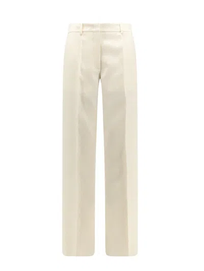 VALENTINO GARAVANI TOILE ICONOGRAPHE JACQUARD HIGH-WAISTED TROUSERS
