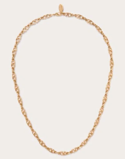 Valentino Garavani Toile Iconographe Metal Necklace Woman Gold Uni
