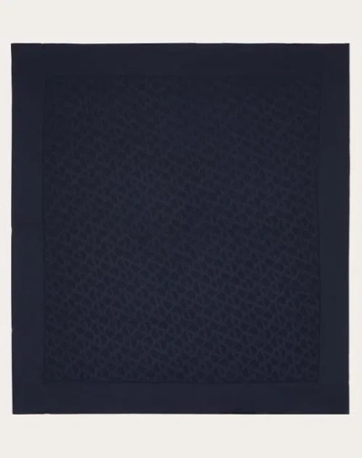 Valentino Garavani Toile Iconographe Silk Scarf Woman Navy Uni