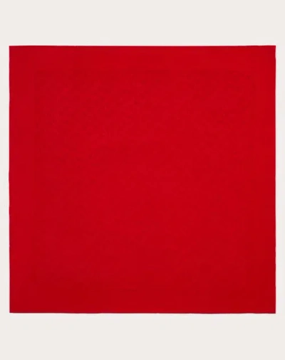 Valentino Garavani Toile Iconographe Silk Scarf Woman Rosso  Uni