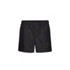 Valentino Garavani Black Swim Shorts In Toile Iconographe Man In Black
