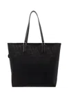 Valentino Garavani Toile Iconographe Tote Bag In Black