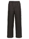 Valentino Toile Iconographe Print Track Pants In Black