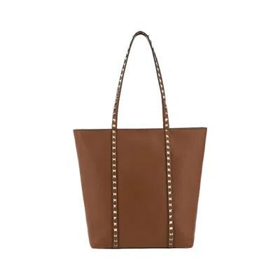 Valentino Garavani Tote Bag In Brown