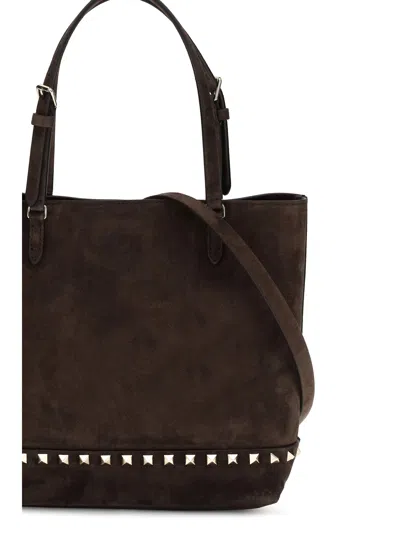 Valentino Garavani Tote Bag In Brown