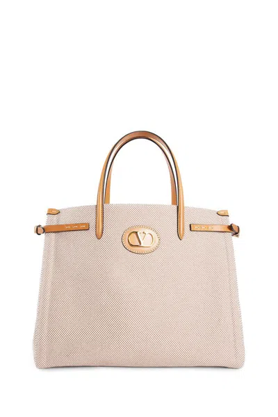 Valentino Garavani Tote Bags In Sand