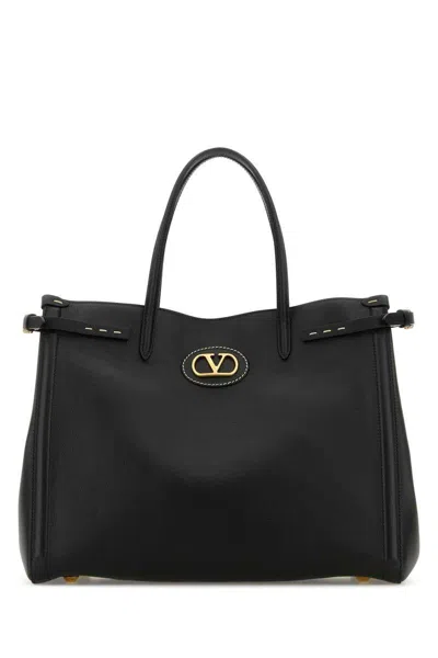 Valentino Garavani Tote Bags In Black