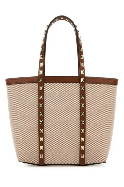 Valentino Garavani Tote Tote Bag In Brown