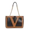 Valentino Medium Viva Superstar Tote Bag In Brown