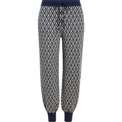 VALENTINO VALENTINO GARAVANI TOUTE LA V JACQUARD VIRGIN WOOL JOGGERS