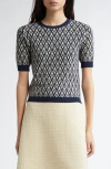 Valentino Garavani Toute La V Jacquard Virgin Wool Sweater