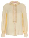 Valentino Garavani Cream Silk Shirt