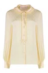 Valentino Garavani Cream Silk Shirt