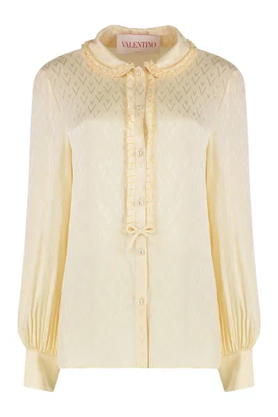 VALENTINO VALENTINO GARAVANI TOUTE LA V SILK SHIRT