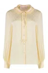 Valentino Garavani Cream Silk Shirt