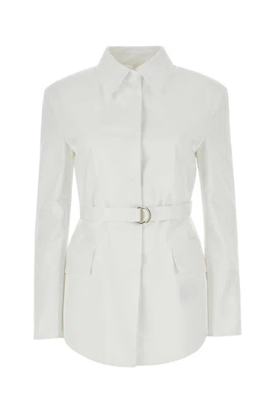 Valentino Garavani Woman Jacket White Size 4 Cotton