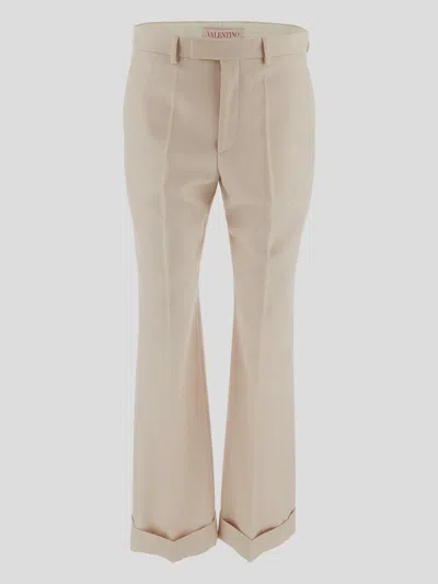 Valentino Garavani Trousers In White