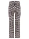 Valentino Toute La V Flared Pants In Wool
