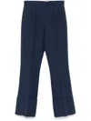 Valentino Garavani Trousers In Blue