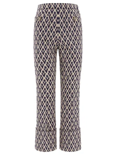 Valentino Garavani Trousers In Gray