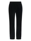 Valentino Jersey Bottom Vlogo Signature Chenille In Black