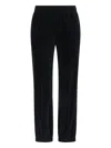 Valentino Jersey Bottom Vlogo Signature Chenille In Black