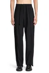 Valentino Trousers Featuring Pleated Design And Belt Loops In Black