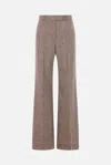 Valentino Garavani Trousers In Brown