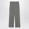 Valentino Tailored Trousers With Lapels In Prince Of Wales For Women In Print