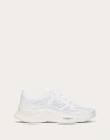 Valentino True Actress Sneakers In Mesh And Leather In White