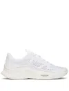 Valentino True Actress Sneakers In Mesh And Leather In White