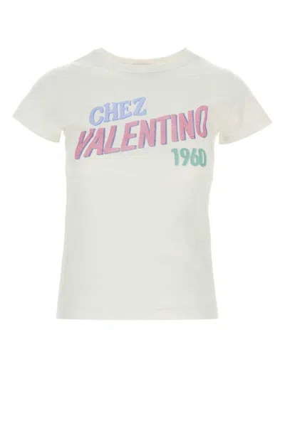 Valentino Garavani Patte T-shirt In White