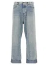 Valentino Rolled Cuffs Denim Trousers
