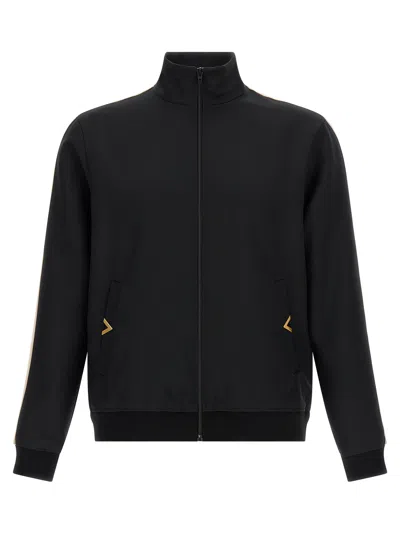 VALENTINO VALENTINO GARAVANI TURTLENECK ZIP POLYESTER SWEATSHIRT