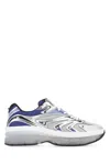 Valentino Garavani Two-tone Leather And Fabric Low-top Ms-2960 Sneakers